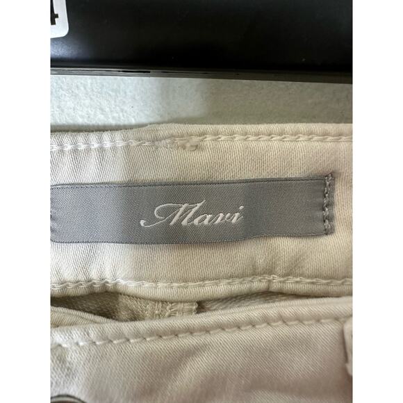 Women's Mavi White Denim Jeans Sz 27 - Picture 2 of 3